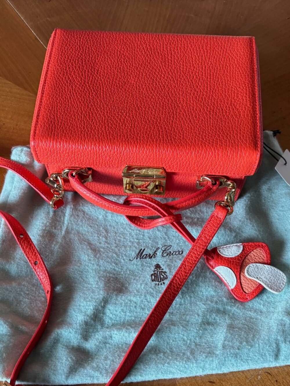 NWT Mark Cross Grace box bag